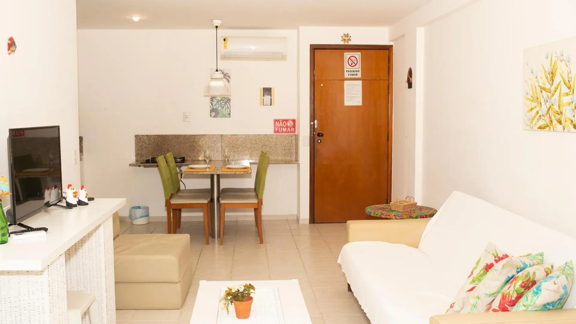 Flat Equipado Marupiara No Melhor Trecho Da Praia De Muro Alto, Beira-Mar Com Piscina, Varanda, Restaurante, Estacionamento E Wi-Fi, A 10' De Carro De Porto De Galinhas Apartamento