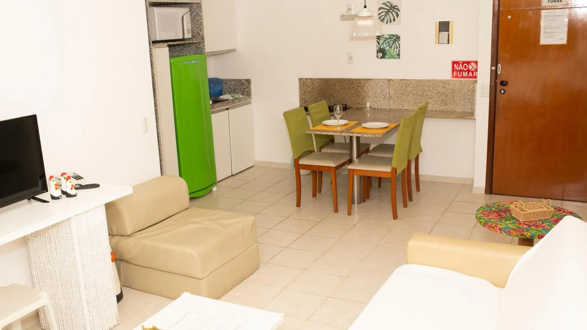 Flat Equipado Marupiara No Melhor Trecho Da Praia De Muro Alto, Beira-Mar Com Piscina, Varanda, Restaurante, Estacionamento E Wi-Fi, A 10' De Carro De Porto De Galinhas Apartamento